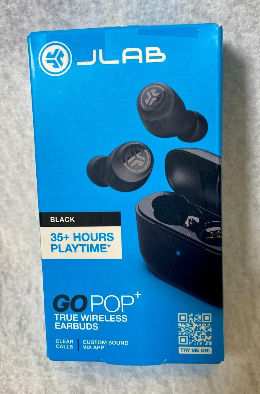 JLab - GO Air POP True Wireless In-Ear Headphones - Black